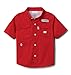 Columbia Kids & Baby Big Boys’ Bonehead Short Sleeve Shirt, Red Spark, Largethumb 3