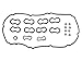 Evergreen HSHB8-30157 Cylinder Head Gasket Set Head Bolt
