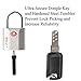 Forge Small Size TSA Approved Luggage Locks: Key Locks for Travel. Ultra Secure Dimple Key Travel Locks Alloy Body Luggage Locks. Silver 2-Pack.