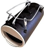 Black Hole Reusable Spring Loaded Gopher Trap for Outdoor Pest Control