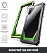 Poetic Galaxy Note 10 Rugged Clear Case, Full-Body Hybrid Bumper Cover, Support Wireless Charging, Without Built-in-Screen Protector, Guardian Series, Case for Samsung Galaxy Note 10, Green