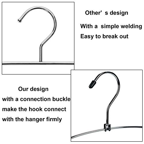 Nature Smile Clothes Pants Hangers 2pack-Multi Layers Metal Pants Slack Hangers,Non-Slip 4-Tier Swing Arm Pants Hangers Rack Closet Storage Organizer for Trousers Jeans Scarf Skirts Hanging - Thumbnail 5