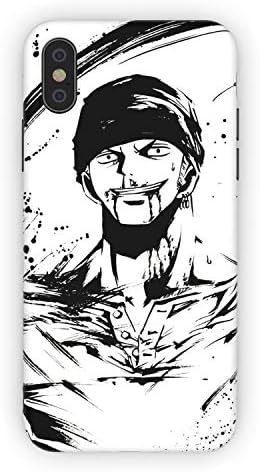 Rusiya iPhone Xs MAX case one Piece Anime Manga Cool 10 Designs Figure Japanese IMD TPU Pattern Anti-Scratch Anti-Finger Soft Slim Shockproof Flexible Cover Case (Zoro, iPhone Xs MAX)