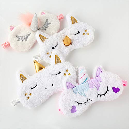 Cute Animal Sleeping Sleep Mask Soft Plush Blindfold Cute Rabbit