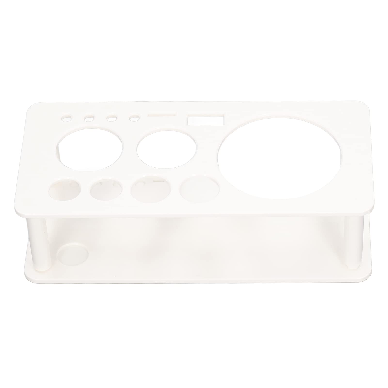 TOPINCN Bartender Kit Stand Plastic Bartending Tool Holder White Space Saving Organize Storage for Bar Home Storage Stand for Cocktail Lovers(S)