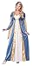 California Costumes Women's Elegant Empress Renaissance Lady Gown, Blue, X-Large