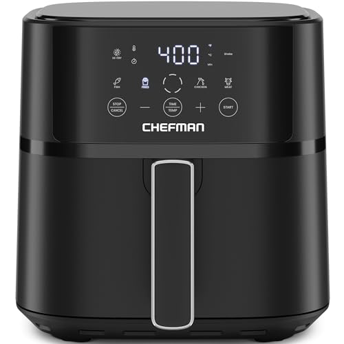 Chefman Air Fryer - 6 QT Compact Airfryer with Touchscreen & Nonstick Basket