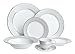 Mikasa Parchment Fine China 42-Piece Dinnerware Set, Service For 8