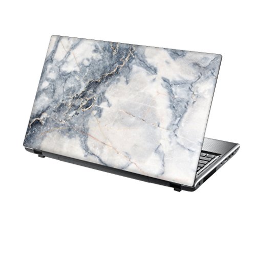 TaylorHe 15.6 inch 15 inch Laptop Skin Vinyl Decal with Colorful Patterns and Leather Effect Laminate MADE IN BRITAIN Stunning Marble