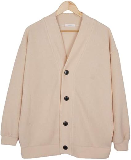 Amazon Bullang レディース コーデュロイデイリー オーバーサイズ カーディガン 韓国ファッション クリーム カーディガン ボレロ 通販