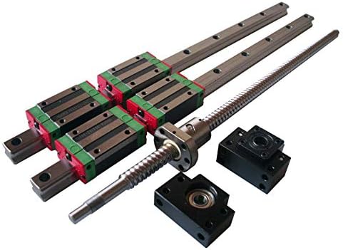 Hezukyp HGR 25MM Linear Guideway Rail RM2505 ballscrew 2500MM Linear Motion Kit
