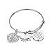 CJ&M Graduation Bangle Jewelry Stainless Steel 2019 Go Confidently in the Direction of Your Dreams Live the Life You Have Imagined Bangle Bracelet Graduation Gift