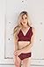 Undies Affair Women's 2 Piece Lingerie Set for Honeymoon Boudoir (Medium, Red)