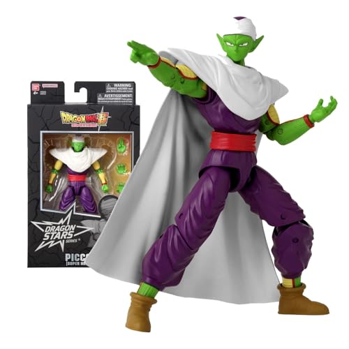 BANDAI - Dragon Ball Super Super Hero - Dragon Star Actionfigur 17 cm - Piccolo - Offizielle Dragon Ball Lizenz - Gelenkige Piccolo Figur - Spielzeug fuer Kinder ab 4 Jahren - 40721