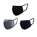 FakeFace Adult Face Masks Activated Carbon Cotton Masks Dust Allergy Flu Masks For Breathe Healthy Filters Dust, Pollen, Allergens, Flu Germs - 3 Pieces