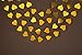 Gold Garland - Party Decoration - Wedding Decorations - Gold Decor - Wedding Decor - Heart Garland - Gold Birthday Garland - Wedding Garland