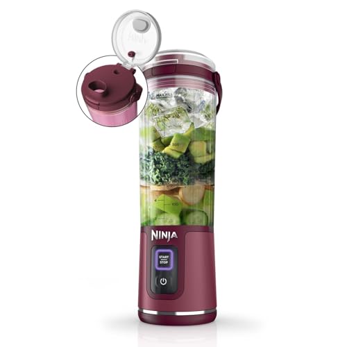 Ninja, Motorisierter Kompaktmixer, 530 ml, Cranberry-Rot, BC151UKCR