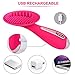 Tongue Vibrator for Clit G Spot Stimulation with Soft Silicone Ticklers for Women, PALOQUETH Innovative Oral Sex Simulator Licking Adult Toy 8 Strong Vibration Modes, Quiet Rechargeable Waterproof