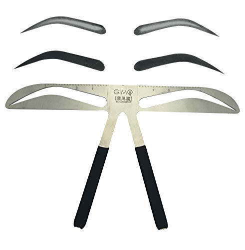 Eyebrow Stencil Ruler for Europeans and Americans Eyebrows Enhancer Permanent Eyebrow Tattoo Tools Balance Ruler Shaping Template
