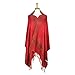 Paskmlna Border Pattern Double Layered Reversible Woven Pashmina Shawl Scarf Wrap Stole (#02red)