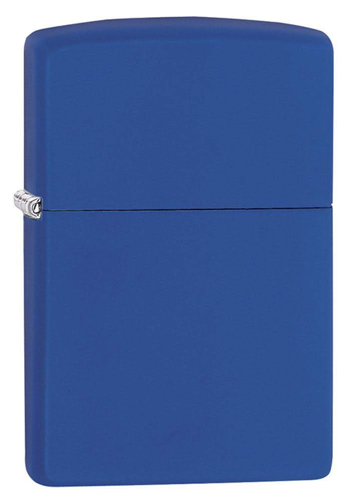 Zippo Windproof Lighter - Classic Model - Royal Blue Matte - Refillable for Lifetime Use - Adjustable Flame - Gift Box - Metal Construction - Made in USA