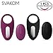 SVAKOM Winni Powerful Vibrating Cock Rings Wireless Remote Control Penis Rings for Male or Couples - Adult Sex Toys Massagers Clitoral Stimulators Sex Toys for Couples Lovers (Violet/Black)