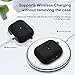 2pack Upgrade AirPods Pro Case Protective Cover (Front LED Visible) Environmentally Friendly Silicone Durable Prevents Scratch/Falling (Black) …