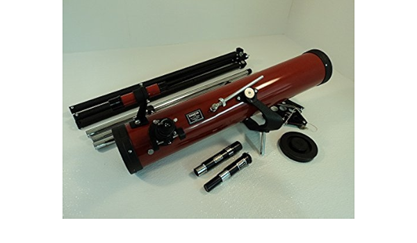 Tasco Astronomical Reflector Telescope Red Black 280 X 76mm 3t Rb Amazon Ca Office Products