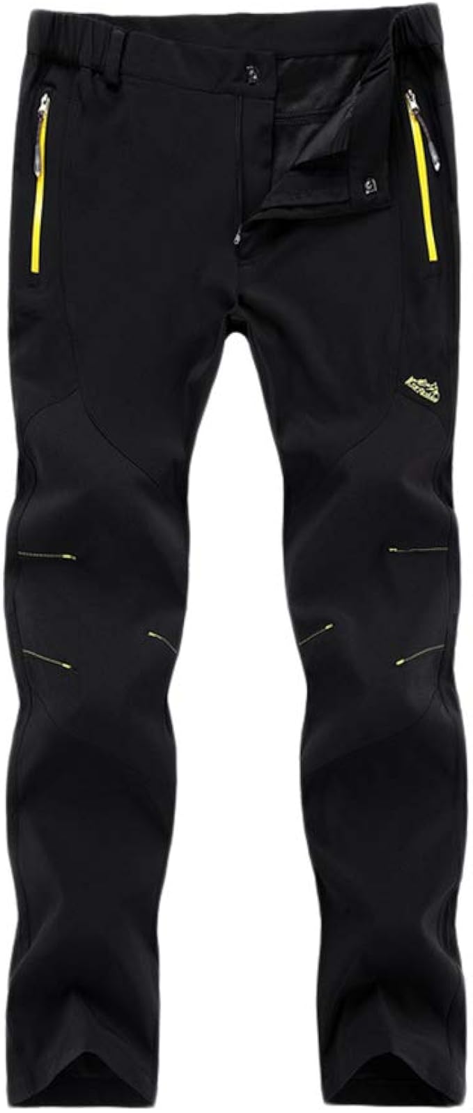 Men'S Winter Ski Snowboarding Hiking Pants, Outdoor Softshell Fleece