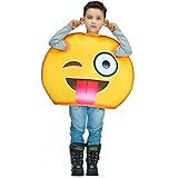 flatwhite Children Unisex Emoticon Costumes One Size (Tongue Out)