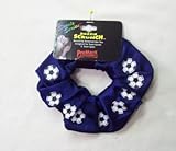 Soccer Dazzle Hair Bow Scrunchie Many Colors Available
