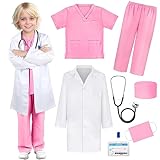 GIFTINBOX Doctor Costume for Kids Doctor Lab Coat