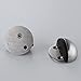 KES Stainless Steel Safety Door Stop Metal Door Holder Doorstop Contemporary Style Heavy Duty Brushed Finish 5 Pack, HDS201-2-P5