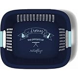 Home Logic 1.5-Bu Laundry Basket with Decorative 