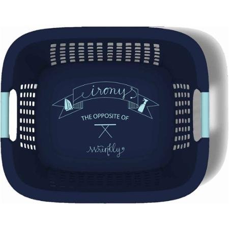 Home Logic 1.5-Bu Laundry Basket with Decorative 