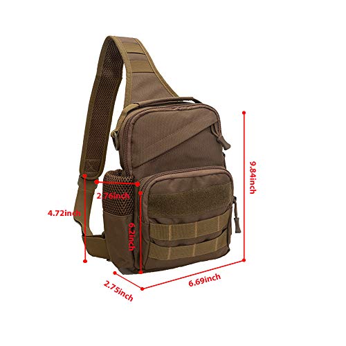Armiya Tactical Sling Bag – Kleine Umhängetasche Mit MOLLE-System Für Outdoor