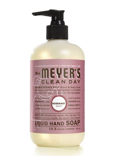 Mrs. Meyers Liquid Hand Soap - Rosemary - 12.5 oz - Pack of 6