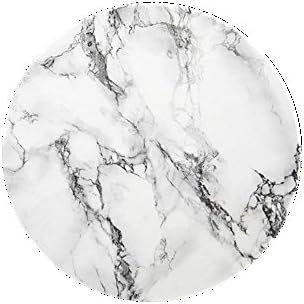 Hsenssel pop grip socket Colors Holder Mount Multi-function Expanding Stand and Grip + Clip Combo Pack pop for Smartphones and Tablets - pattern customized (marble white)