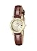 Citizen Women's EW1272-01P Eco-Drive Gold-Tone Stainless Steel Watch with Brown Leather Band