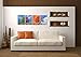 canvas wall art, 4panel Wall Art Boat Spring, Summer, Autumn,winter,oil Paintings Printed Pictures Stretched for Home Decoration