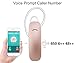 GLCON G-01 Wireless Headset with Microphone Mic,Voice Command,Caller Number Prompt,Bluetooth Headphones Ear Buds for iPhone X 8 7 7s 6s plus,Galaxy S8 S6 Edge Nokia Blackberry Smartphones (Rose Gold)
