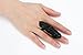 Szxc Women's Double Full Finger Armor Knuckle Long Adjustable Ring Halloween Party Accessories Costume Jewelry Gifts