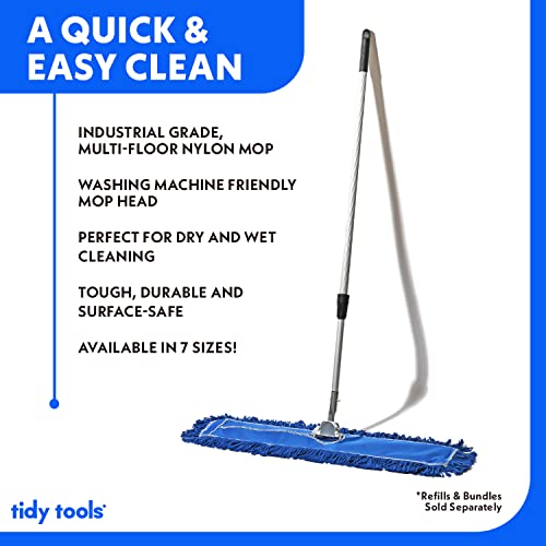 Tidy Tools Commercial Dust Mop & Floor Sweeper, 24 In. Dust Mop For