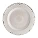 Supreme Housewares Gourmet Art Heavyweight and Durable Melamine 19 Inch Round Platter, Indoors Outdoors, Party, Wedding, Birthday and Everyday Use, Crackle, Cream
