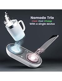 Cargador rápido inalámbrico con certificado Qi con taza calentador enfriador de bebidas Nomodo