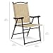Best Choice Products, Beige Set of 2 Portable Folding Outdoor Mesh w/UV-Resistance