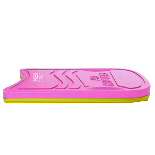 Kickboard - Lightweight Foam Swim Board - Swimming Training Aid for Adults and Kids, Pink