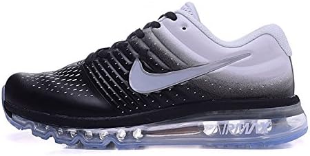 Air Max 2017 Casual Leather Men Women Running Shoes Black White Lime