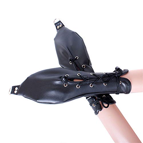 Female Slave Gloves Arm Bondage Harness BDSM Fetish Adult Sex Toys for Couples – Can Be Hanging Bondage Restraints,Black