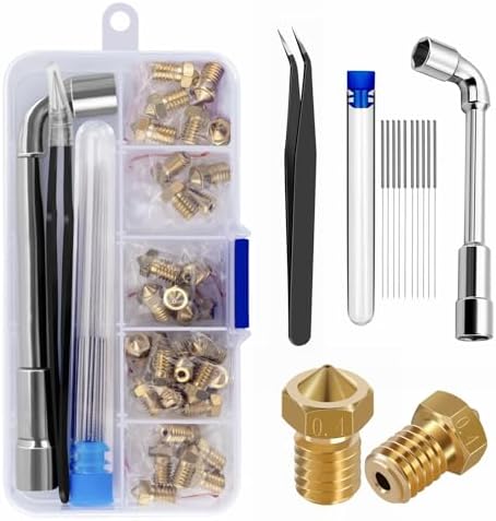 XINKYD 3D Printer Nozzle 0.4mm Brass V6 Hotend for 1.75mm Filament Prusa